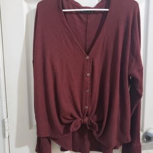 Abercrombie and fitch button up shirt